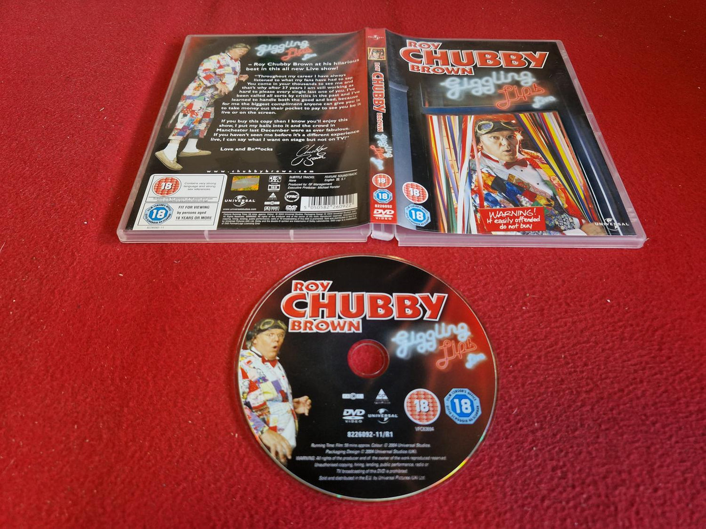 ROY CHUBBY BROWN GIGGLING LIPS LIVE till DVD