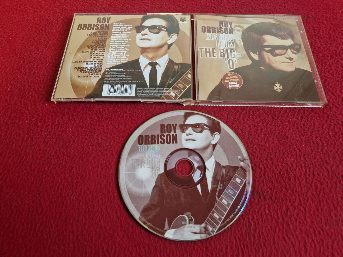 ROY ORBISON BIG HITS FROM THE BIG 'O' CD