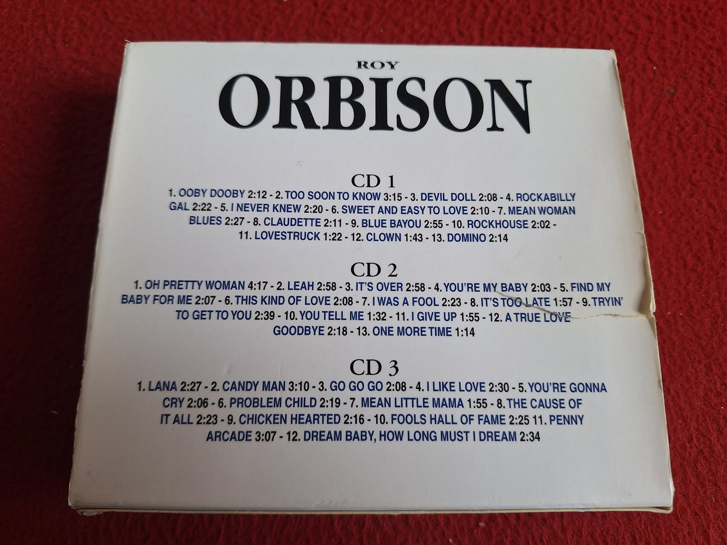ROY ORBISON - ROY ORBISON CD BOX