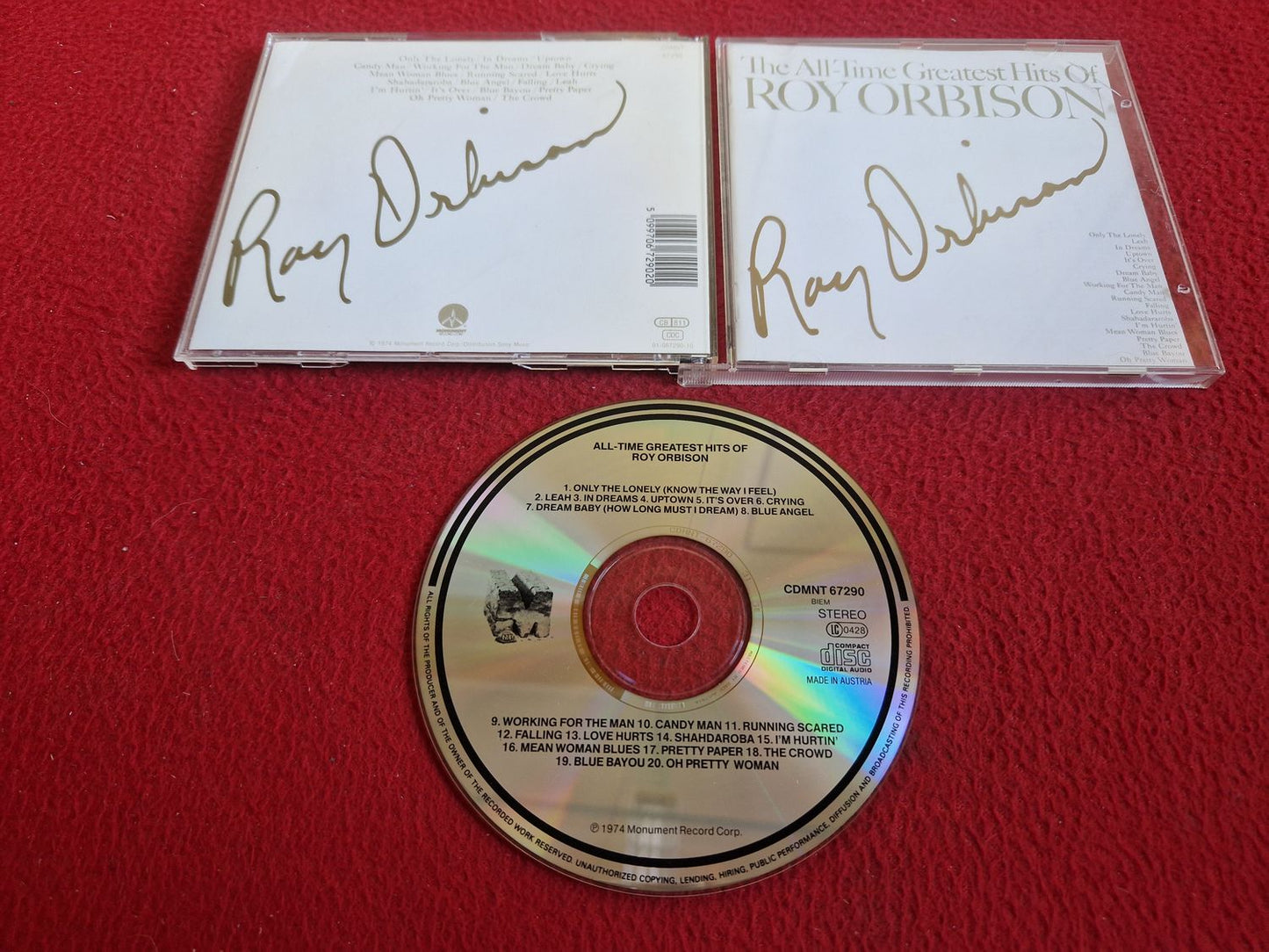 ROY ORBISON THE ALL-TIME GREATEST HITS OF CD