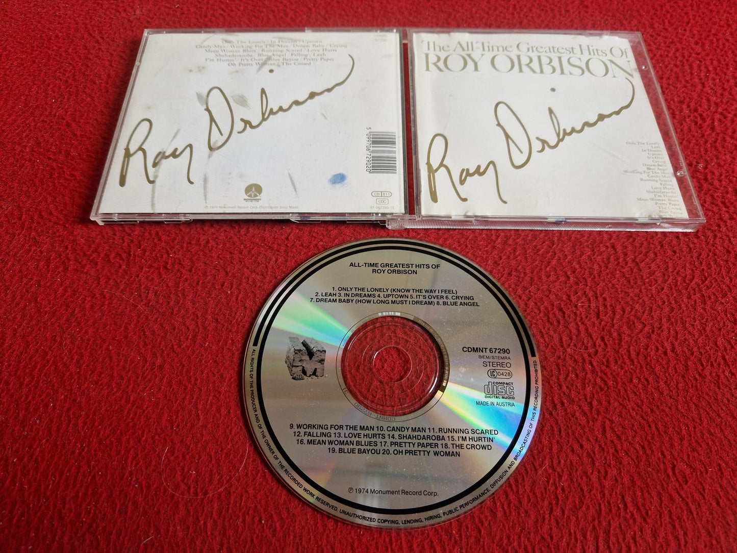 ROY ORBISON THE ALL-TIME GREATEST HITS OF CD