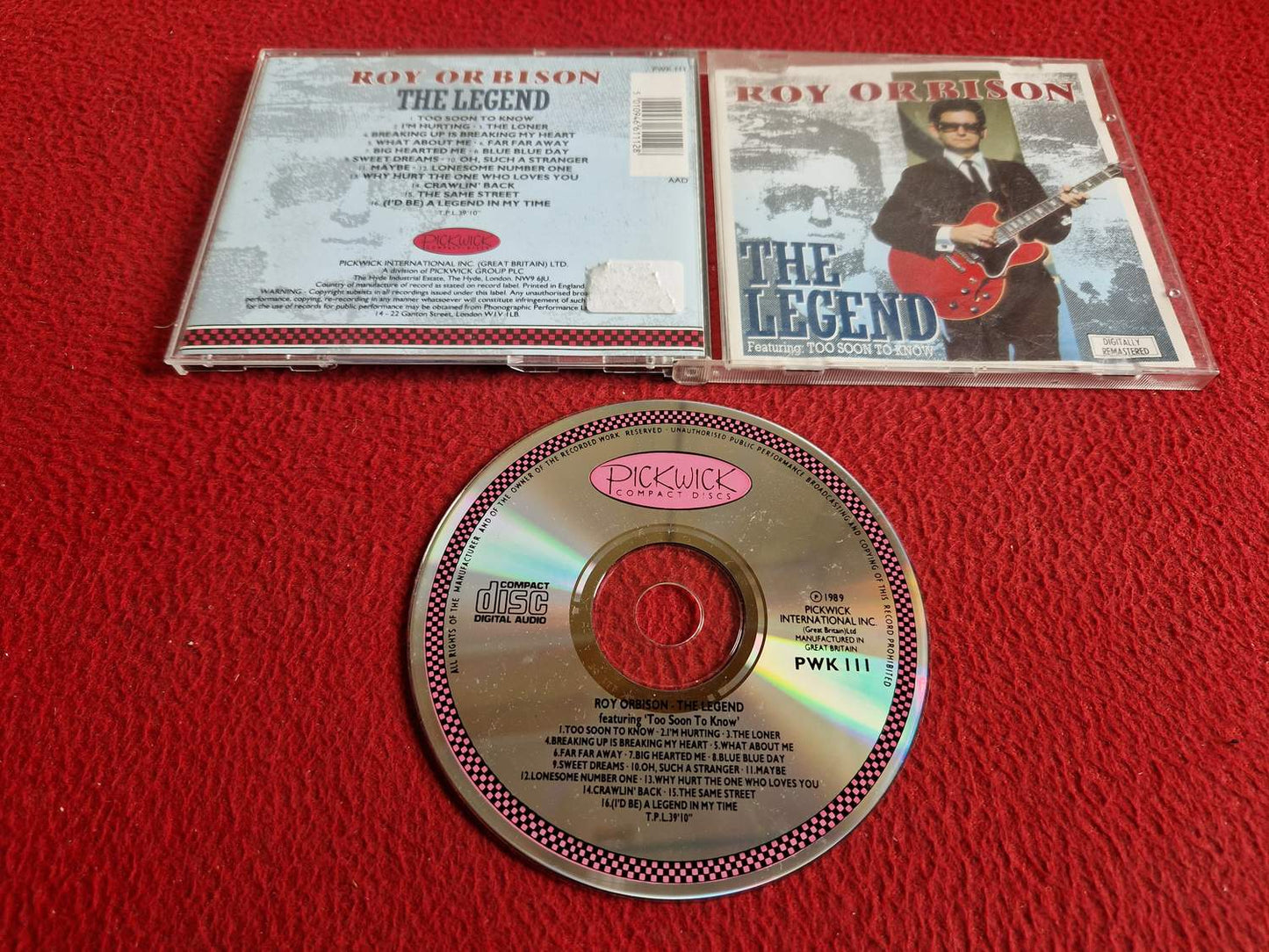 ROY ORBISON THE LEGEND CD