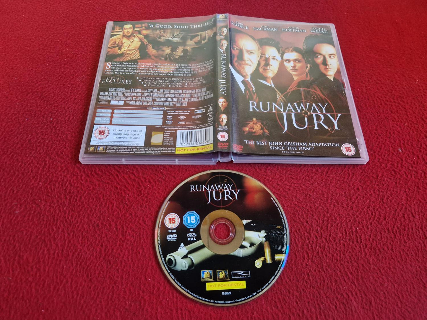 RUNAWAY JURY DVD