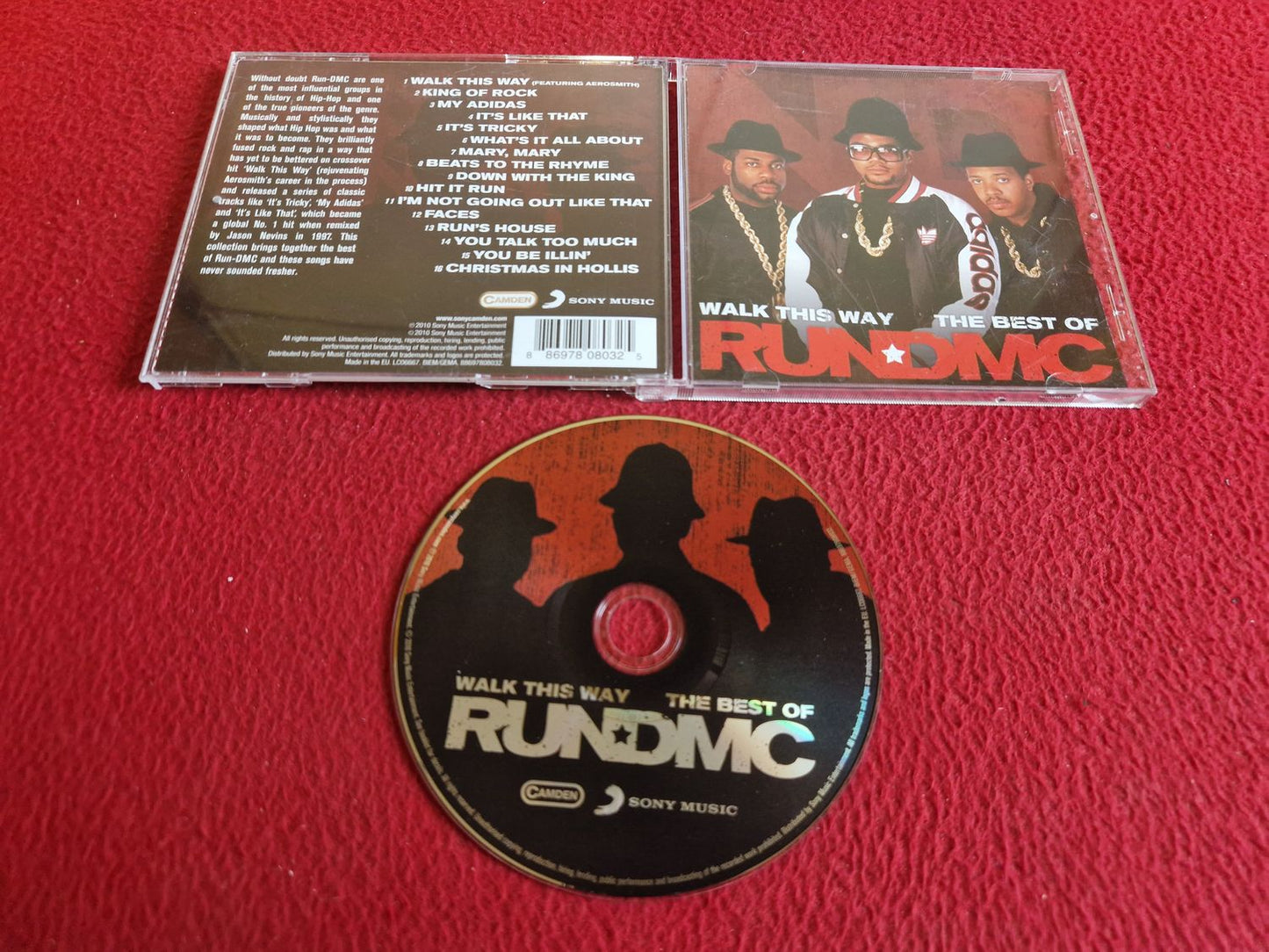 RUN DMC WALK THIS WAY THE BEST OF CD