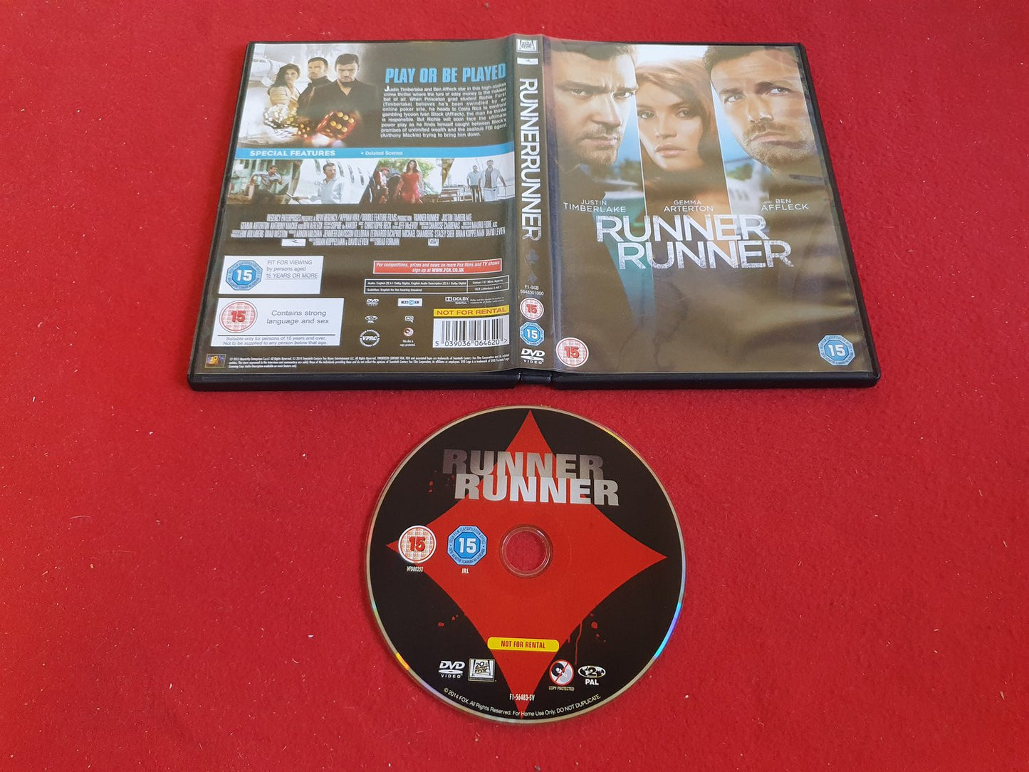 RUNNER RUNNER till DVD