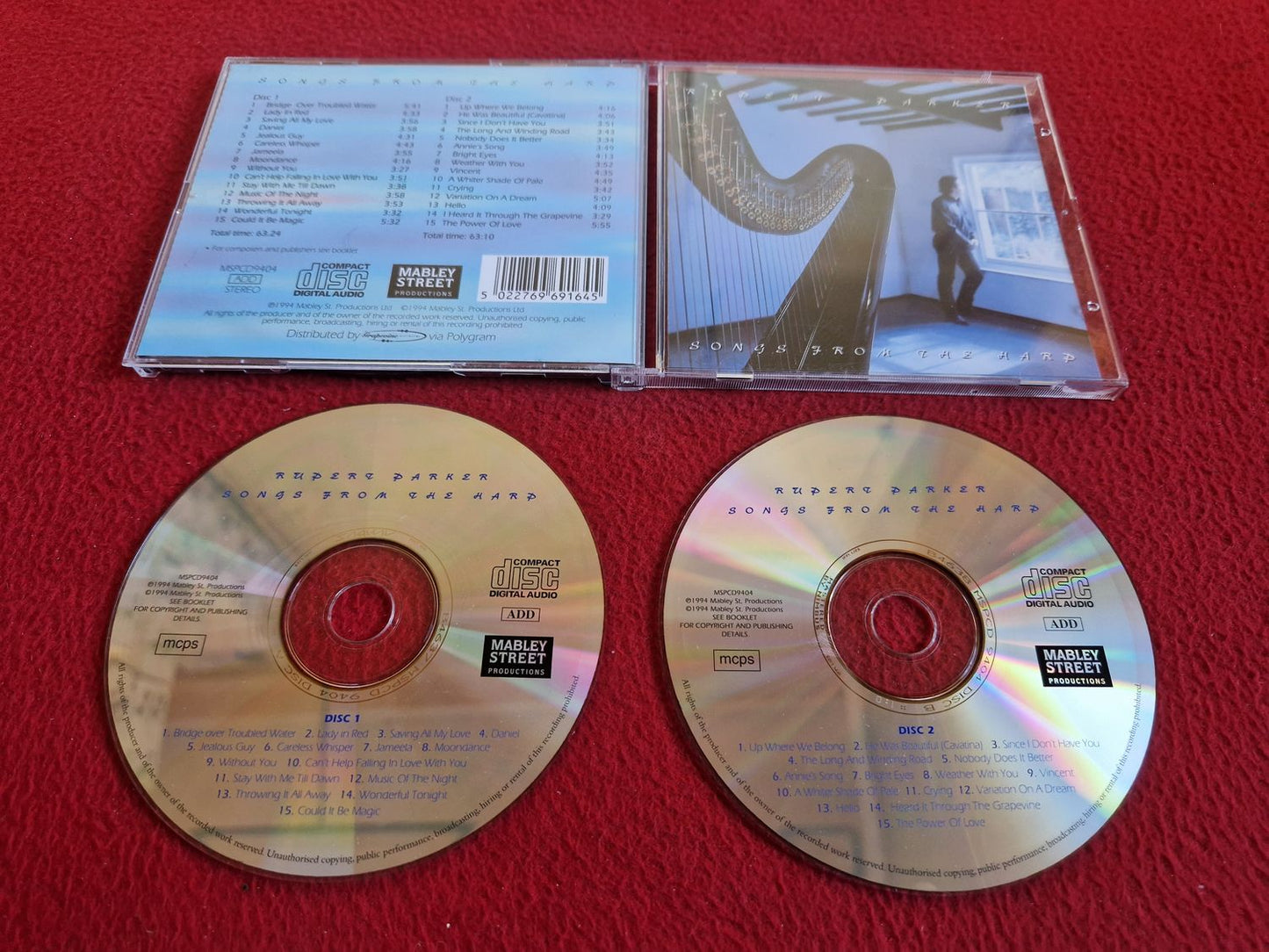 RUPERT PARKER SONGS FROM THE HARD CD