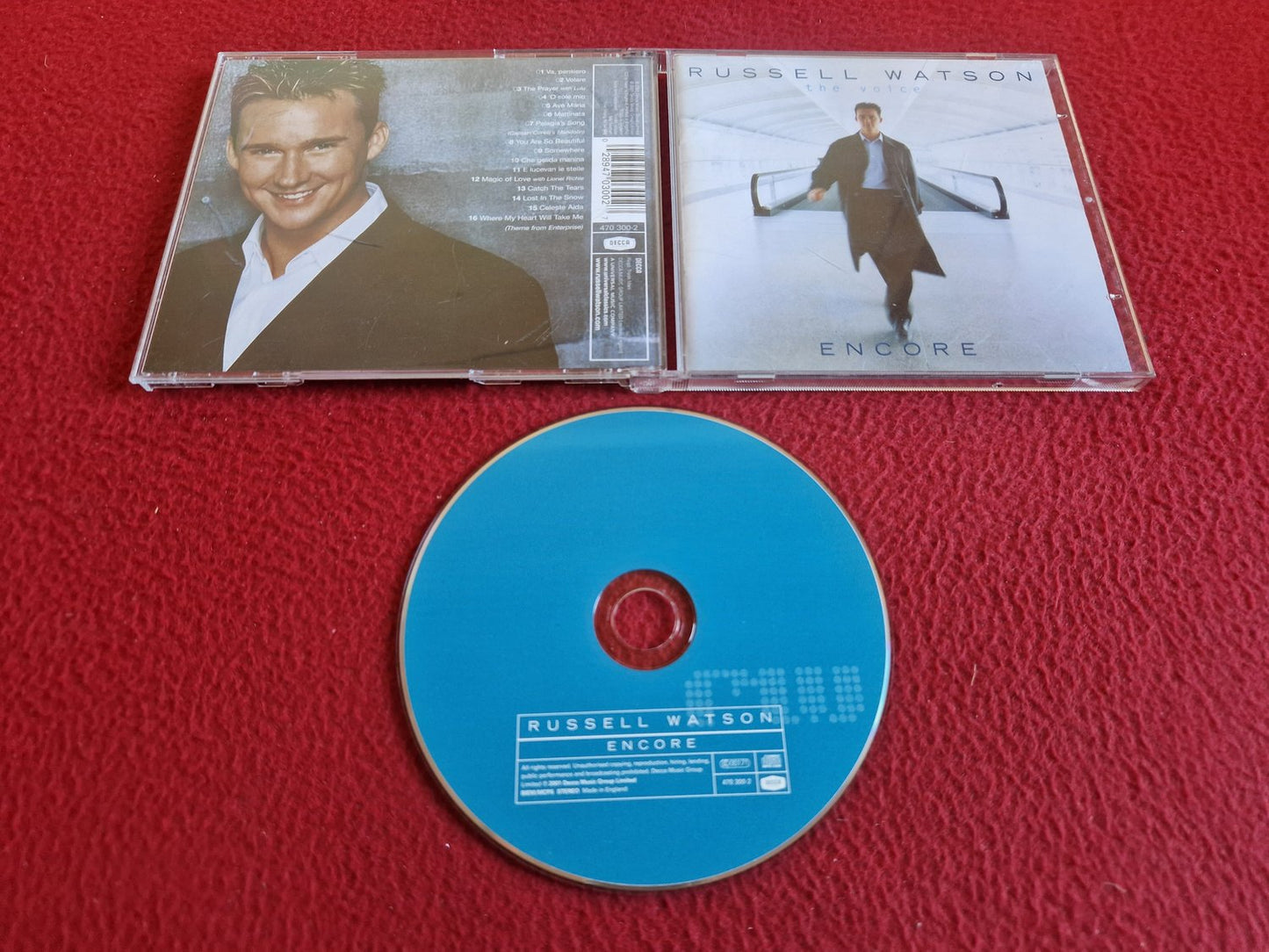 RUSSELL WATSON THE VOICE ENCORE CD