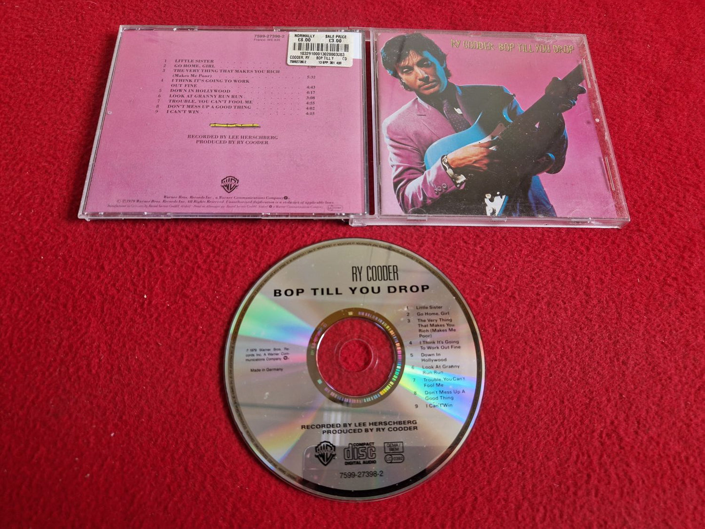RY COODER BOP TILL YOU DROP till CD