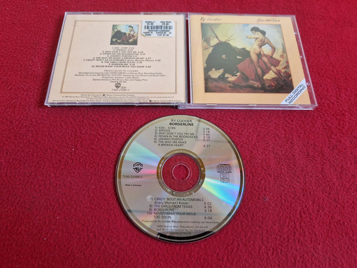 RY COODER BORDERLINE till CD