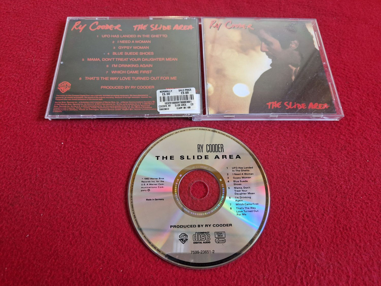 RY COODER THE SLIDE AREA till CD