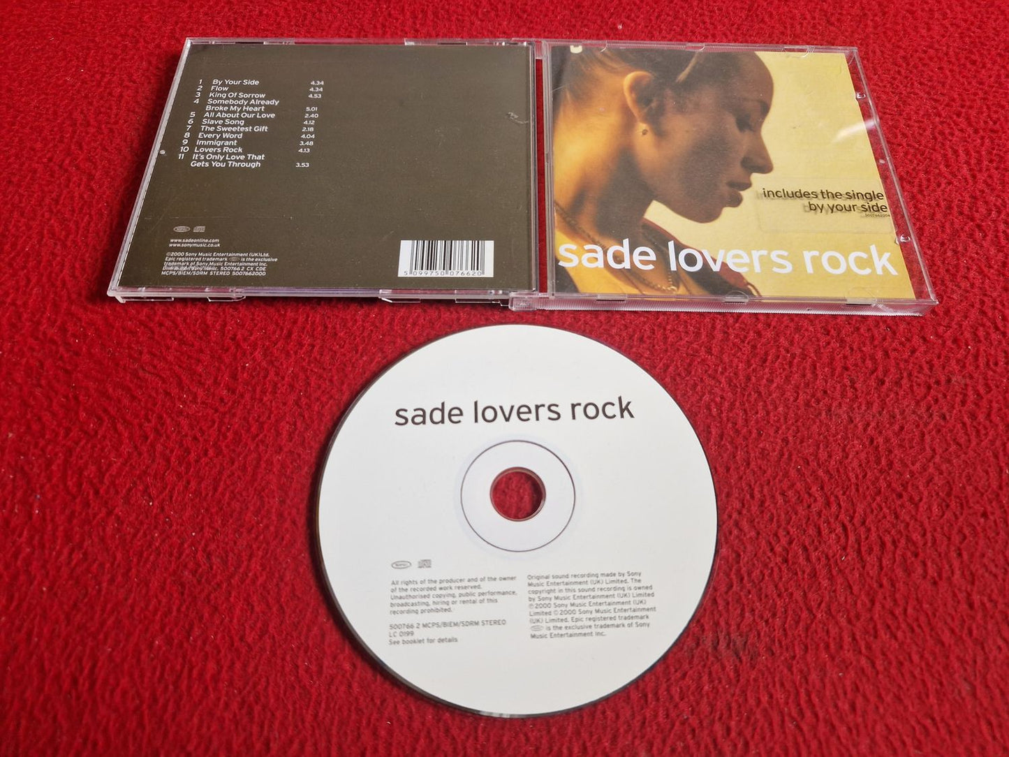 SADE LOVERS ROCK CD