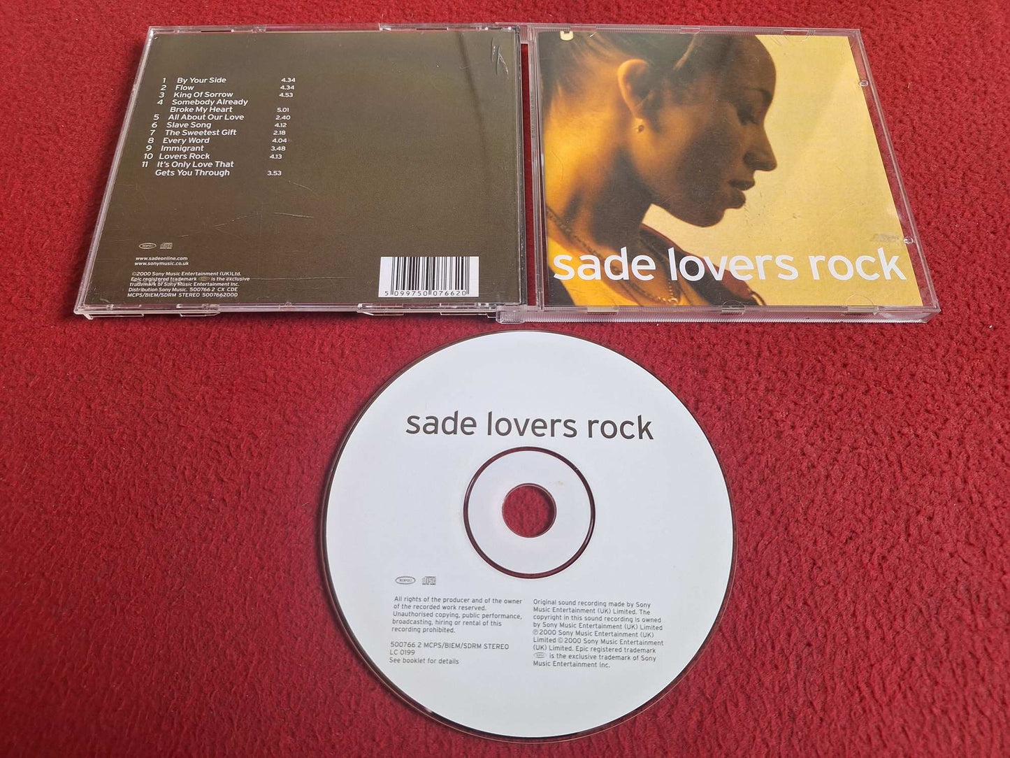 SADE LOVERS ROCK CD