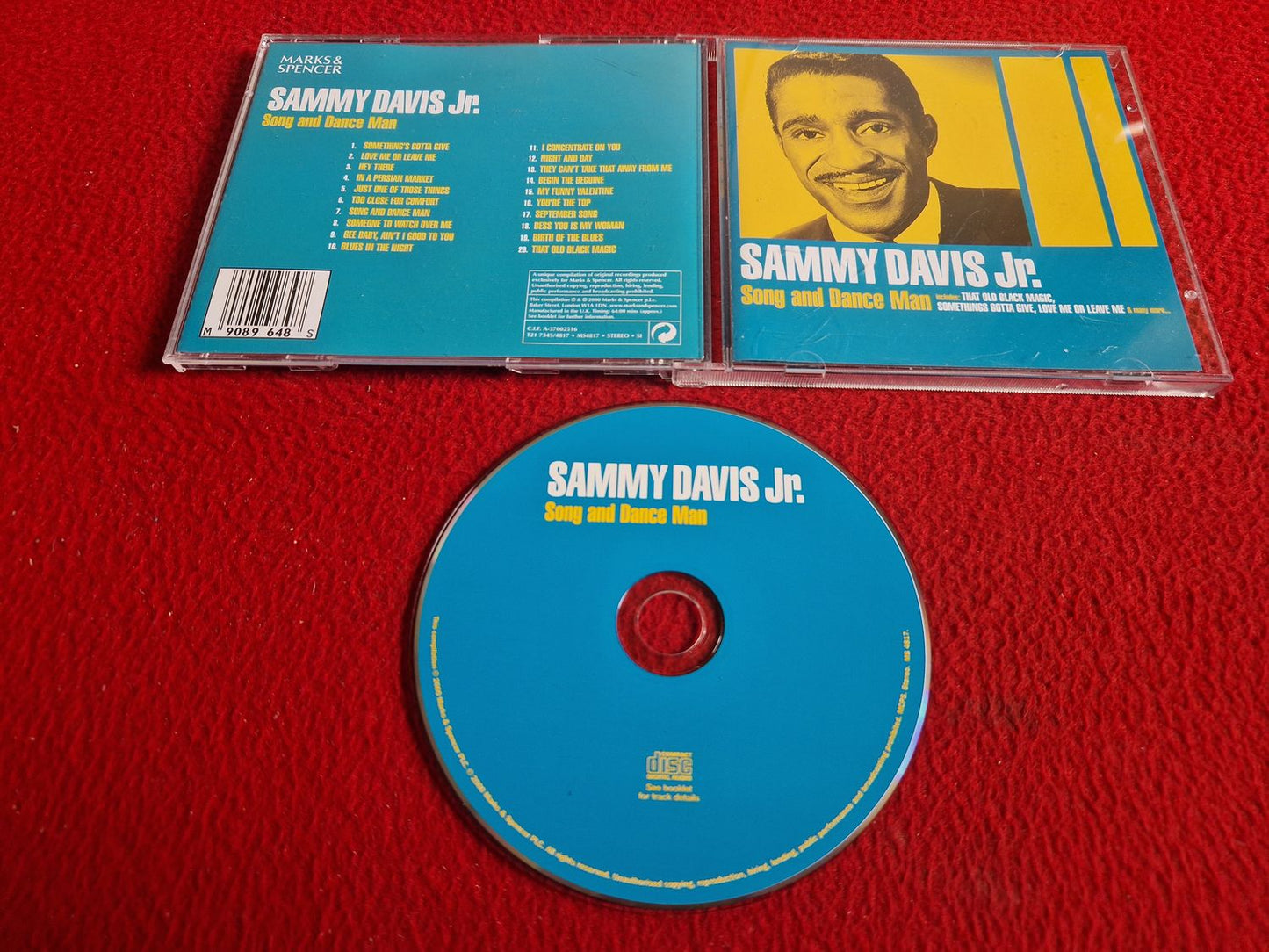 SAMMY DAVIS JR SONG AND DANCE MAN CD