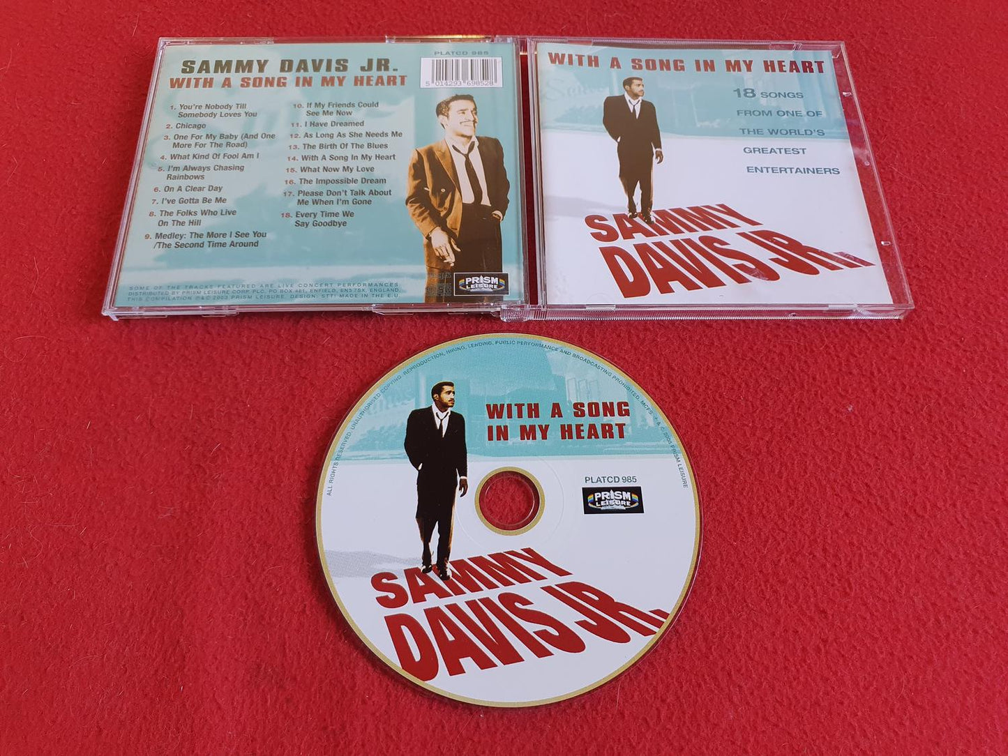 SAMMY DAVIS JR WITH A SONG IN MY HEART till CD