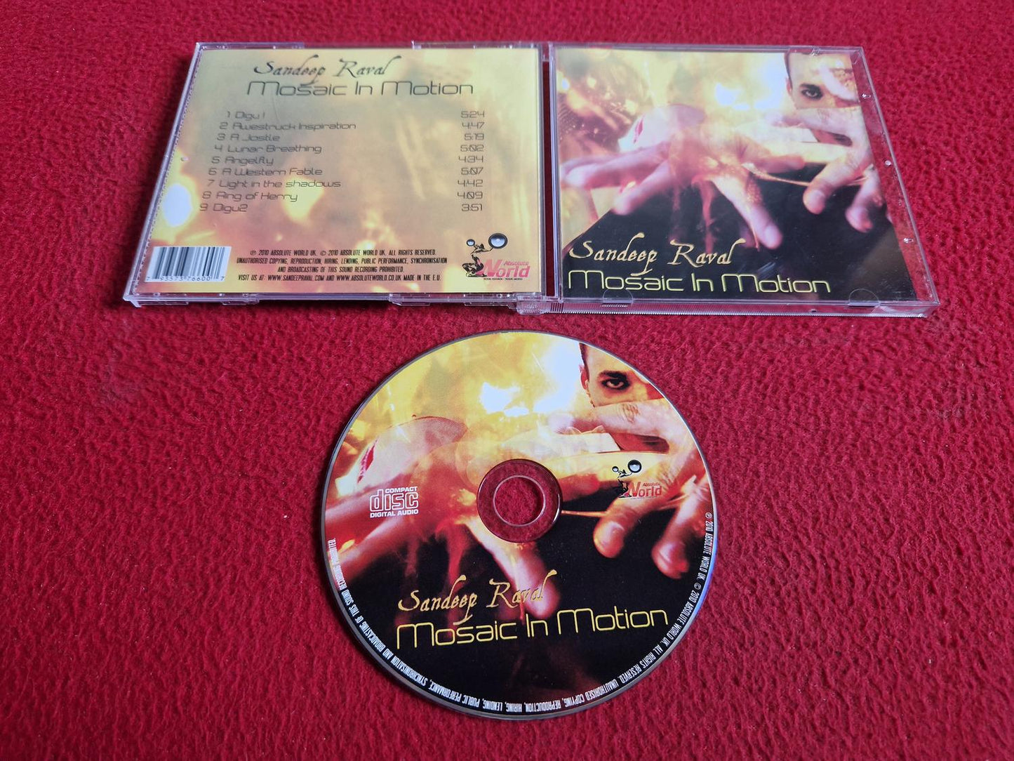 SANDEEP RAVAL MOSAIC IN MOTION CD