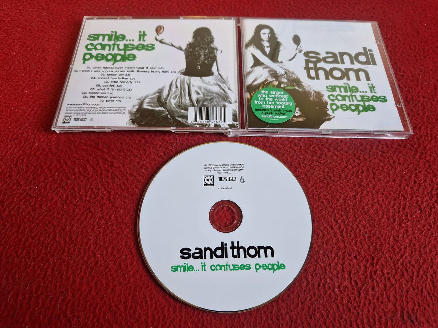 SANDI THOM SMILE... IT CONFUSES PEOPLE CD