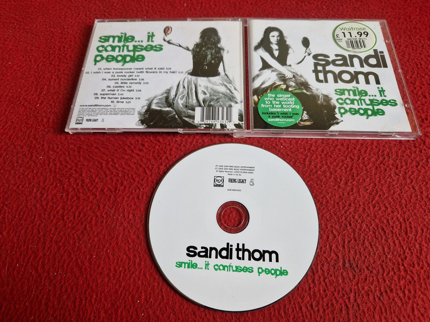 SANDI THOM SMILE... IT CONFUSES PEOPLE CD