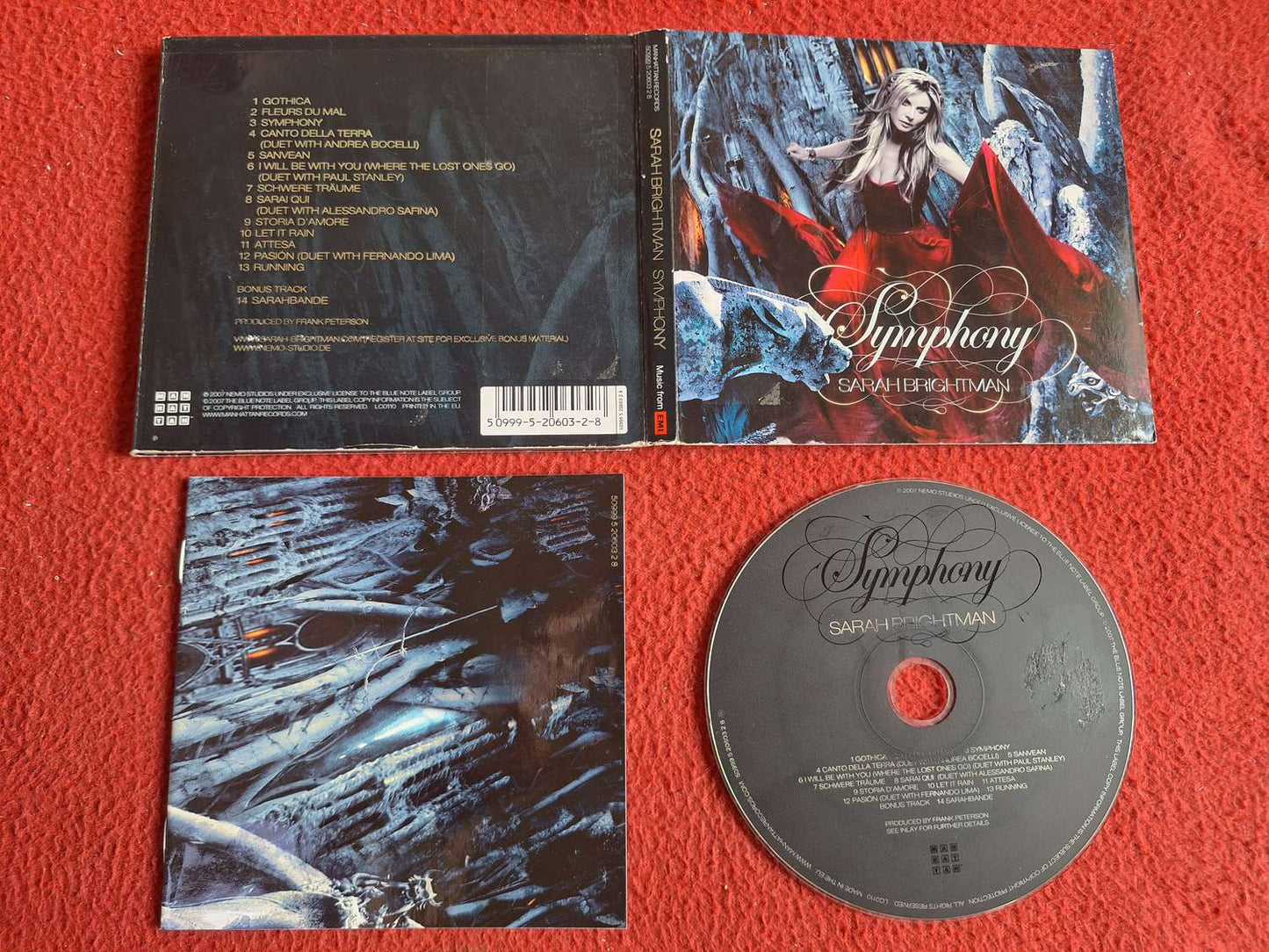 SARAH BRIGHTMAN SYMPHONY CD