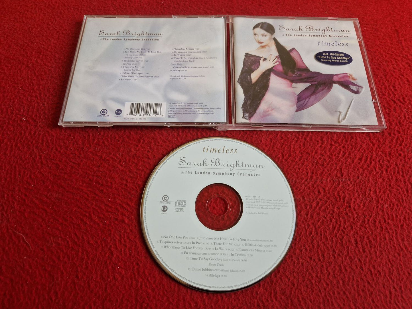 SARAH BRIGHTMAN & THE LONDON SYMPHONY ORCHESTRA – TIMELESS CD