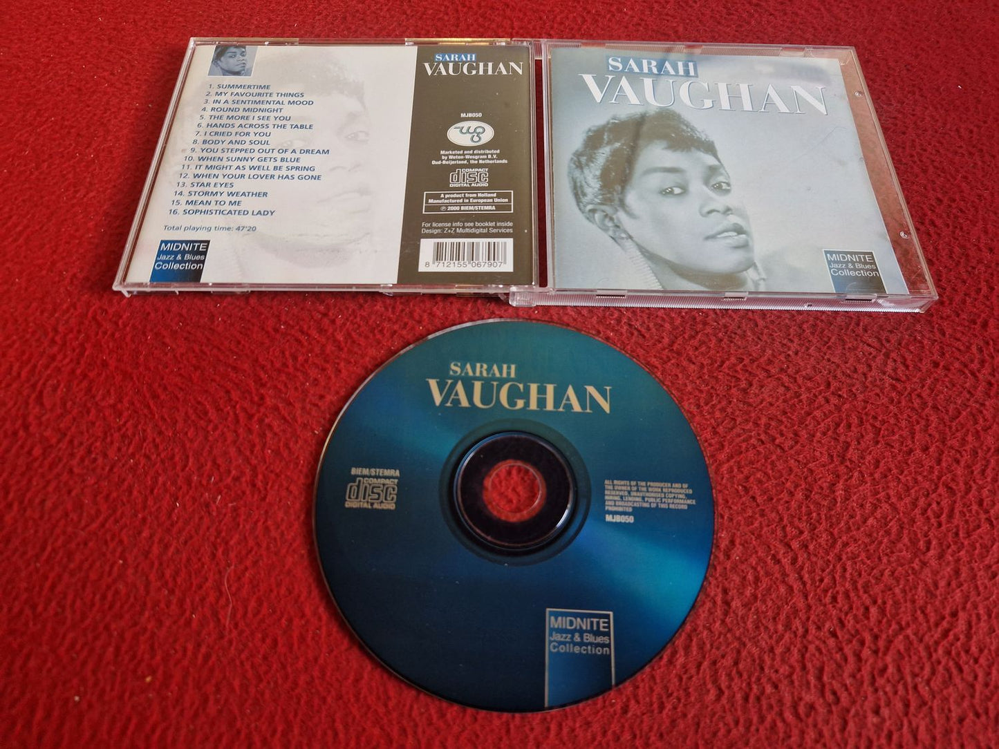 SARAH VAUGHAN - SARAH VAUGHAN CD