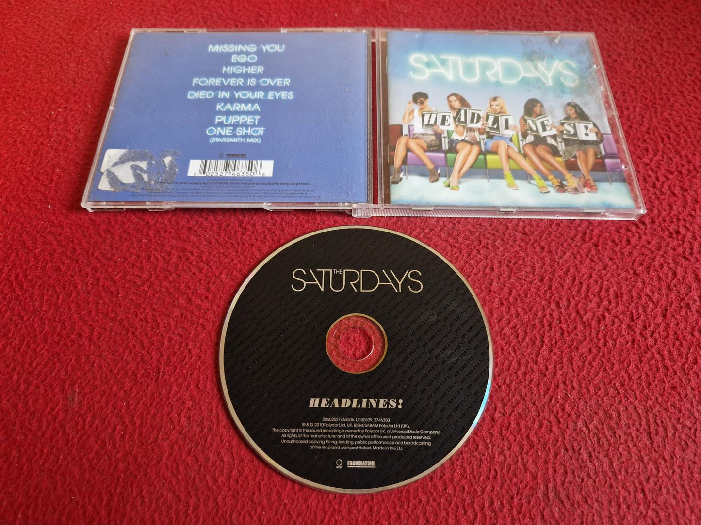 SATURDAYS HEADLINES CD