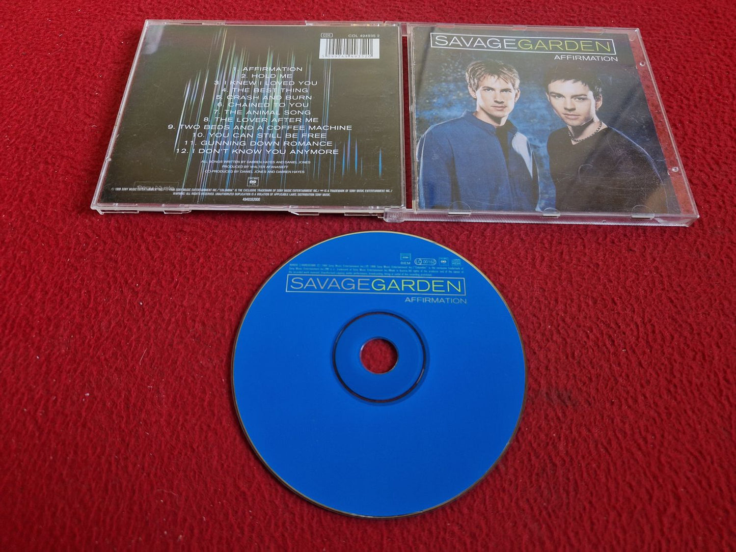 SAVAGE GARDEN AFFIRMATION CD