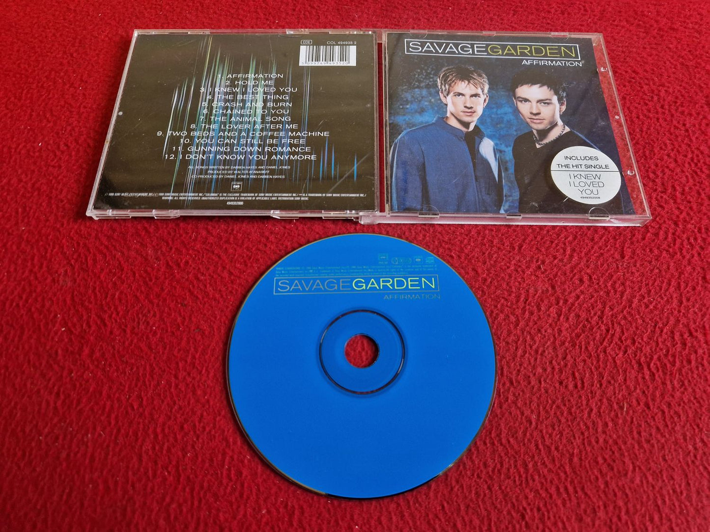 SAVAGE GARDEN AFFIRMATION CD