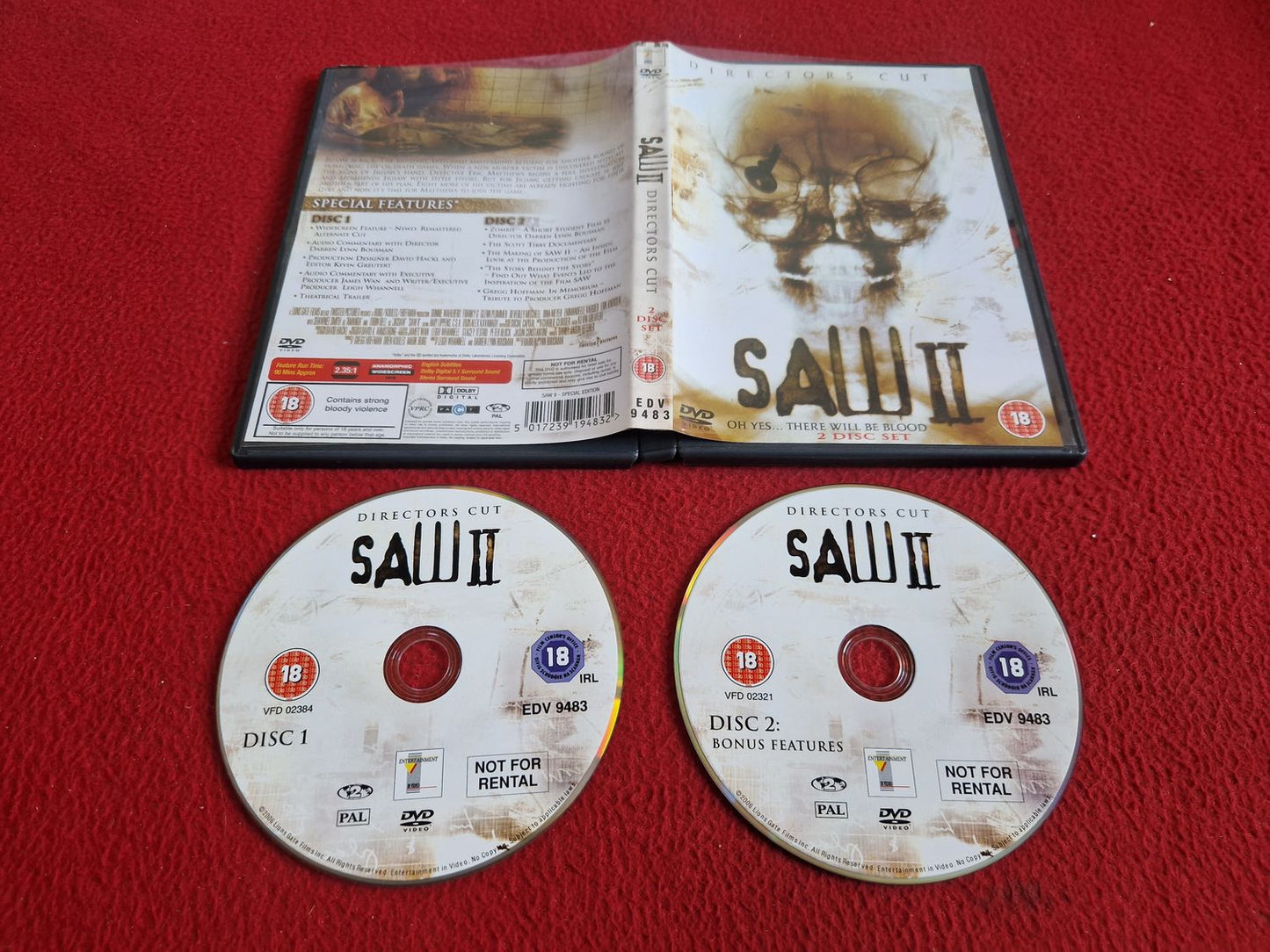 SAW II DVD