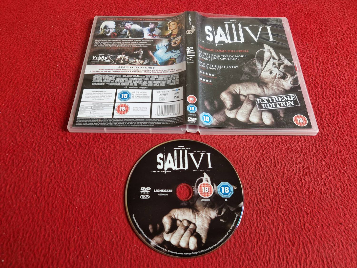 SAW VI 6 DVD