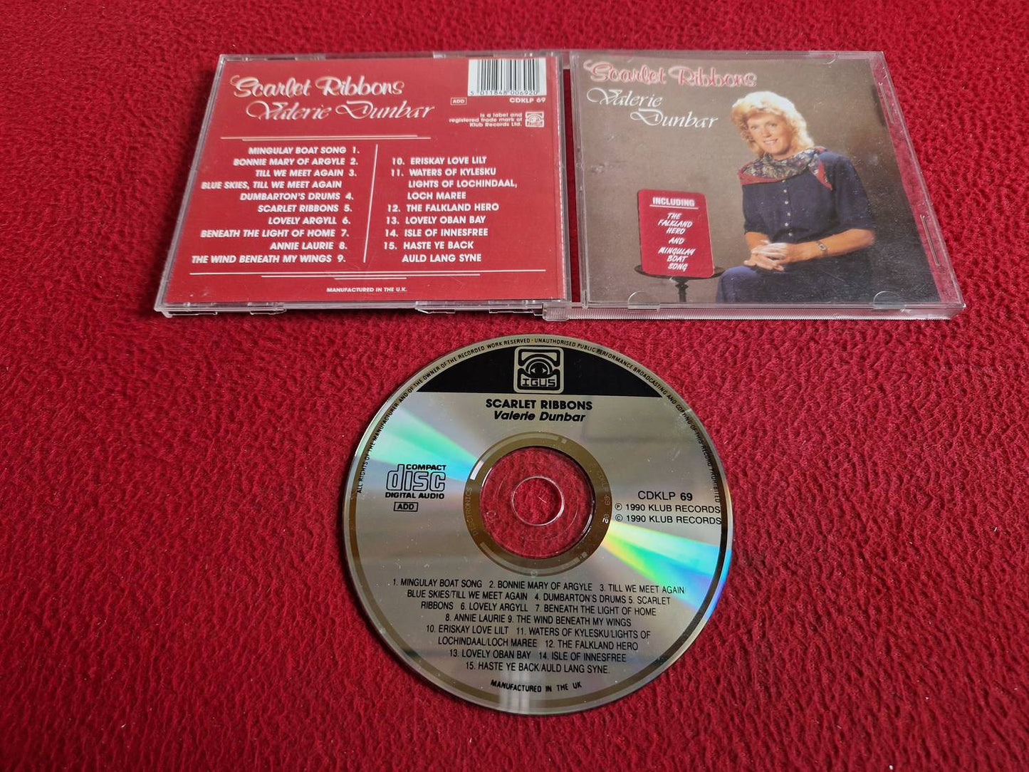SCARLET RIBBONS VALERIE DUNBAR CD