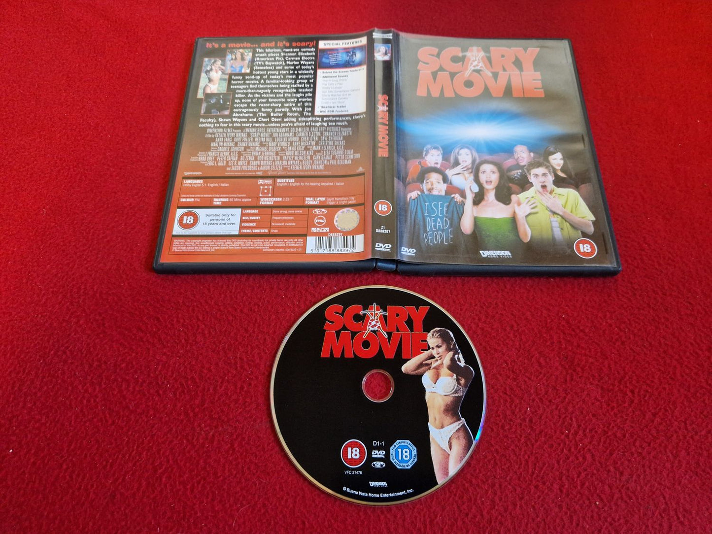 SCARY MOVIE DVD