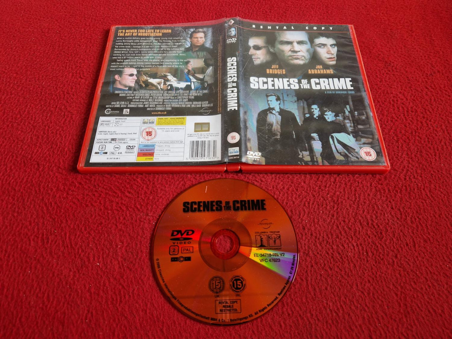 SCENES OF THE CRIME DVD