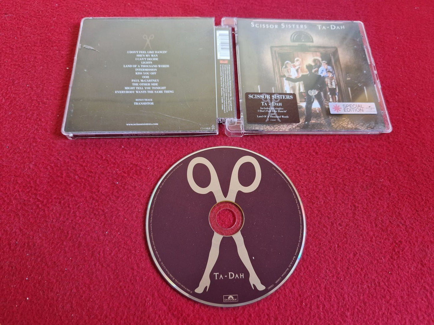 SCISSOR SISTERS TA-DAH till CD