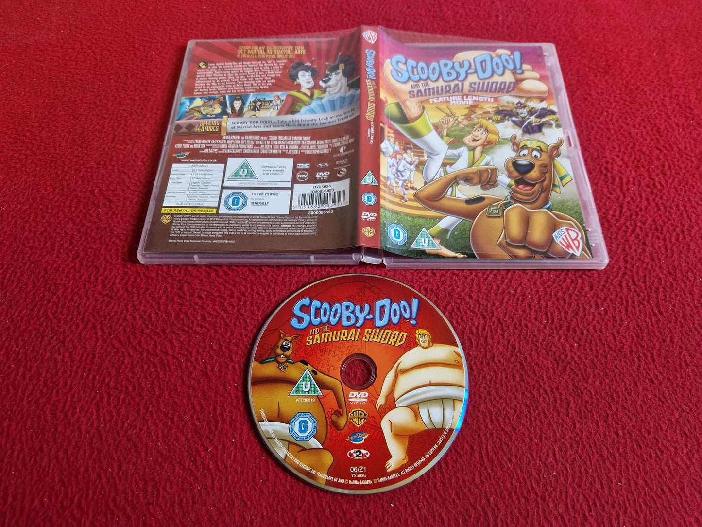 SCOOBY-DOO AND THE SAMURAI SWORD DVD