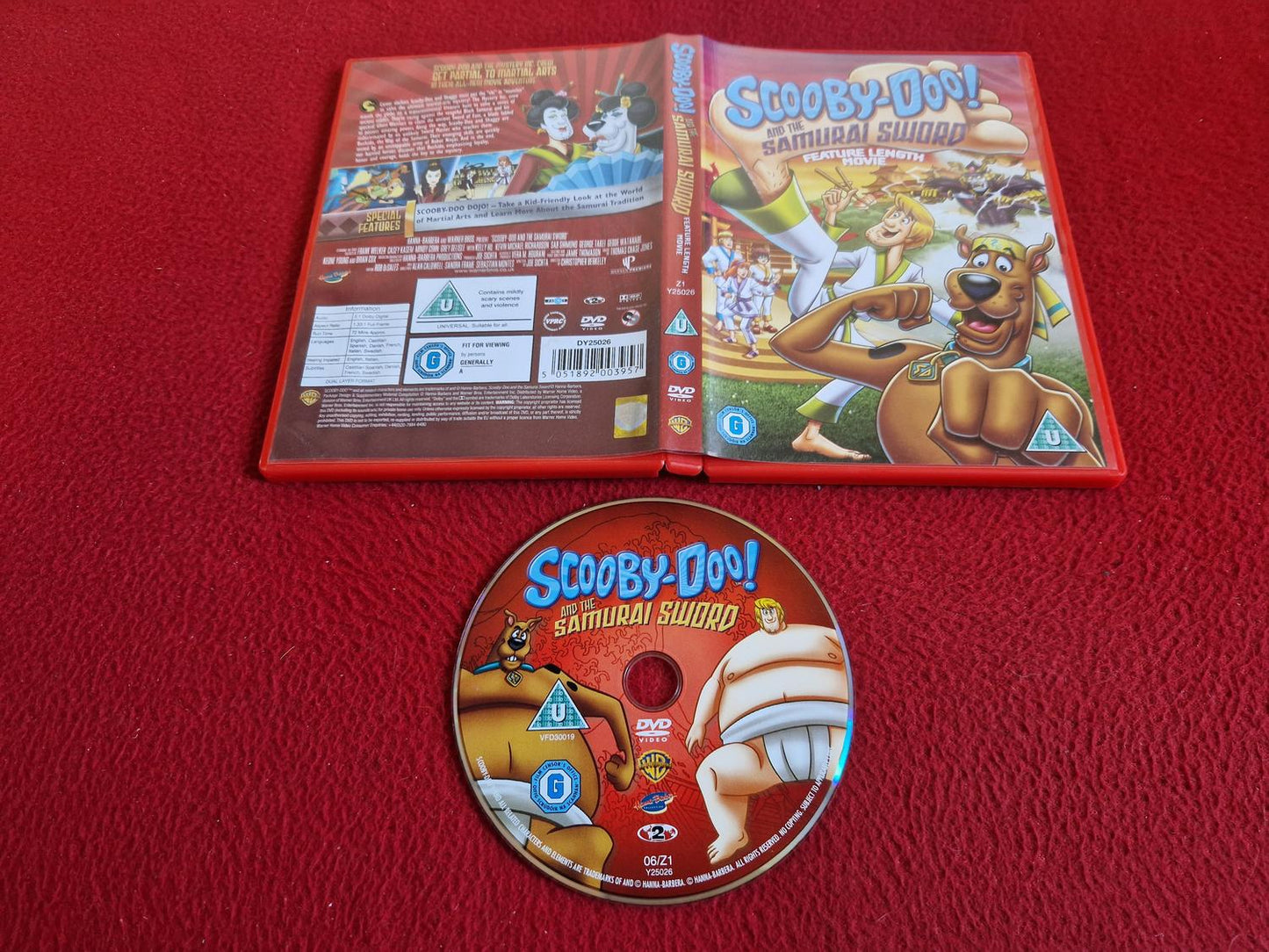 SCOOBY-DOO AND THE SAMURAI SWORD DVD