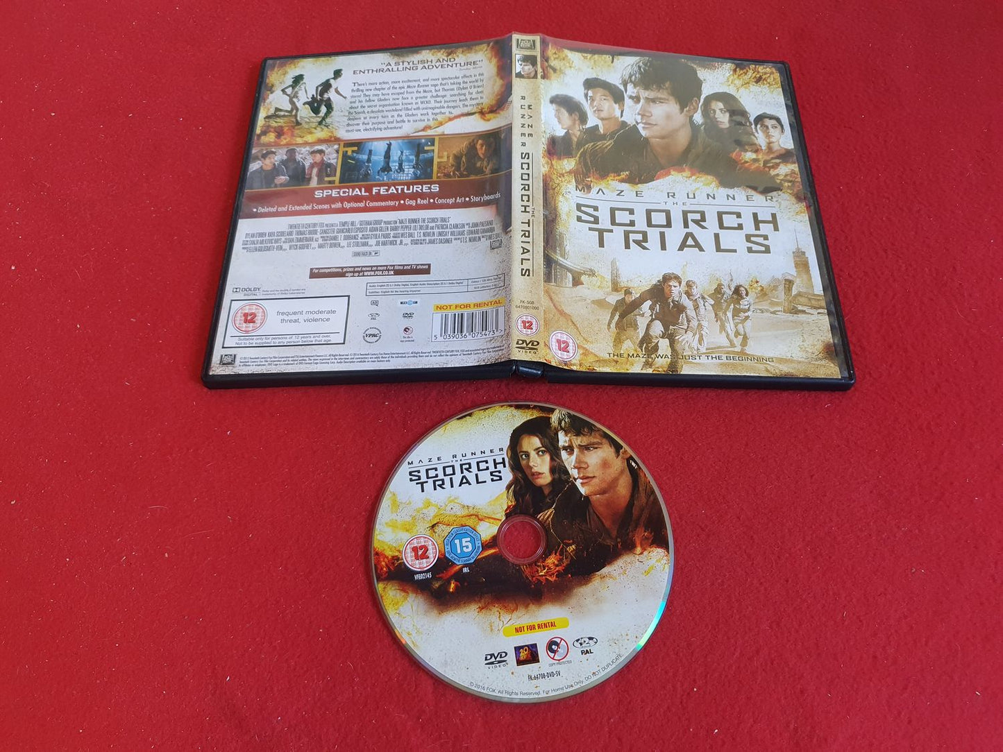 SCORCH TRIALS till DVD