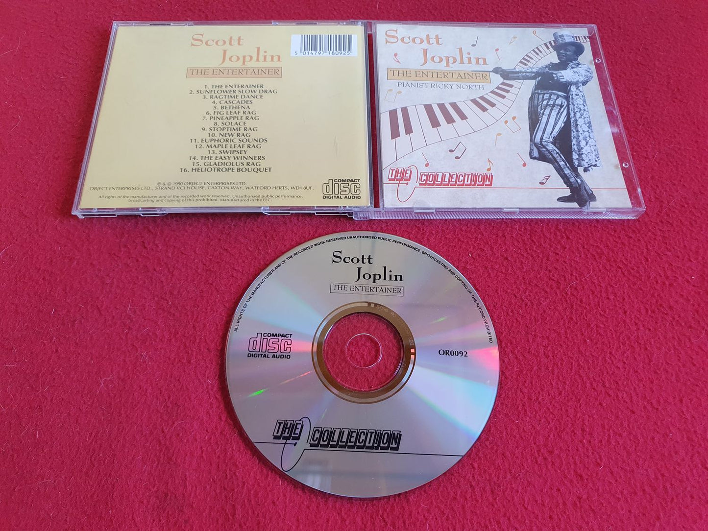 SCOTT JOPLIN THE ENTERTAINER till CD