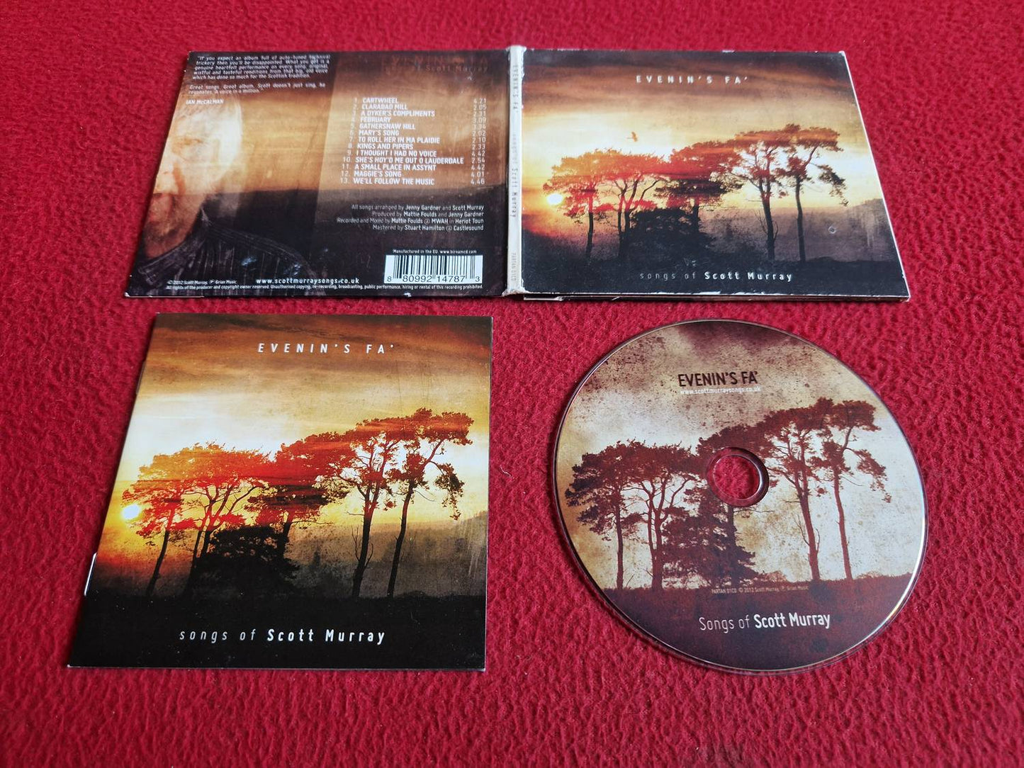 SCOTT MURRAY EVENIN'S FA SONGS OF CD