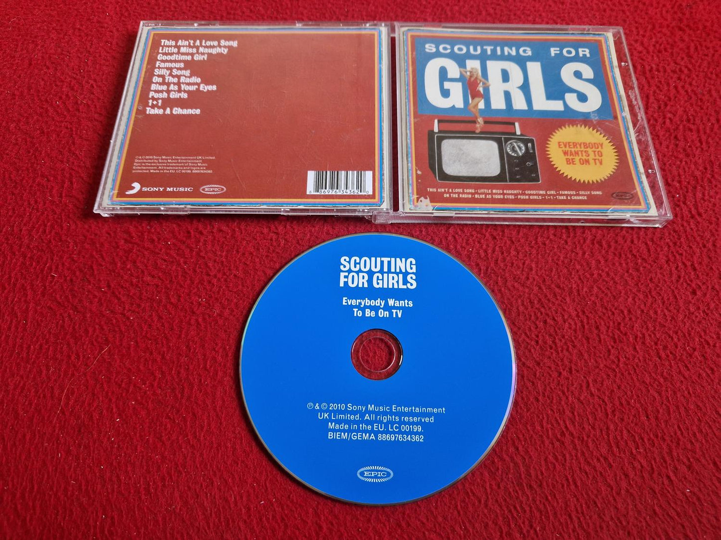 SCOUTING FOR GIRLS EVERYBODY WANTS TO BE IN TV CD