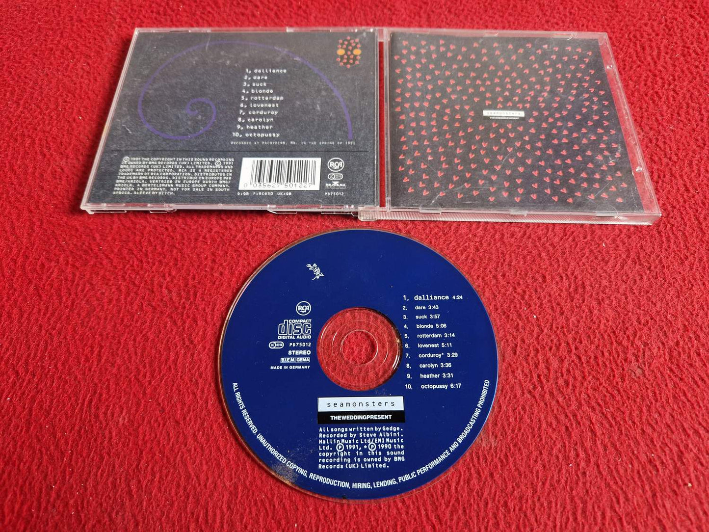 SEAMONSTERS THE WEDDING PRESENT CD