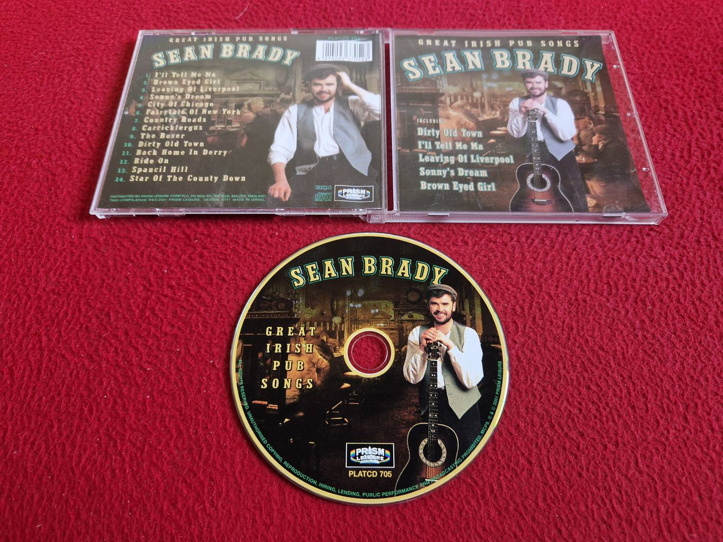 SEAN BRADY GREAT IRISH PUB SONGS CD