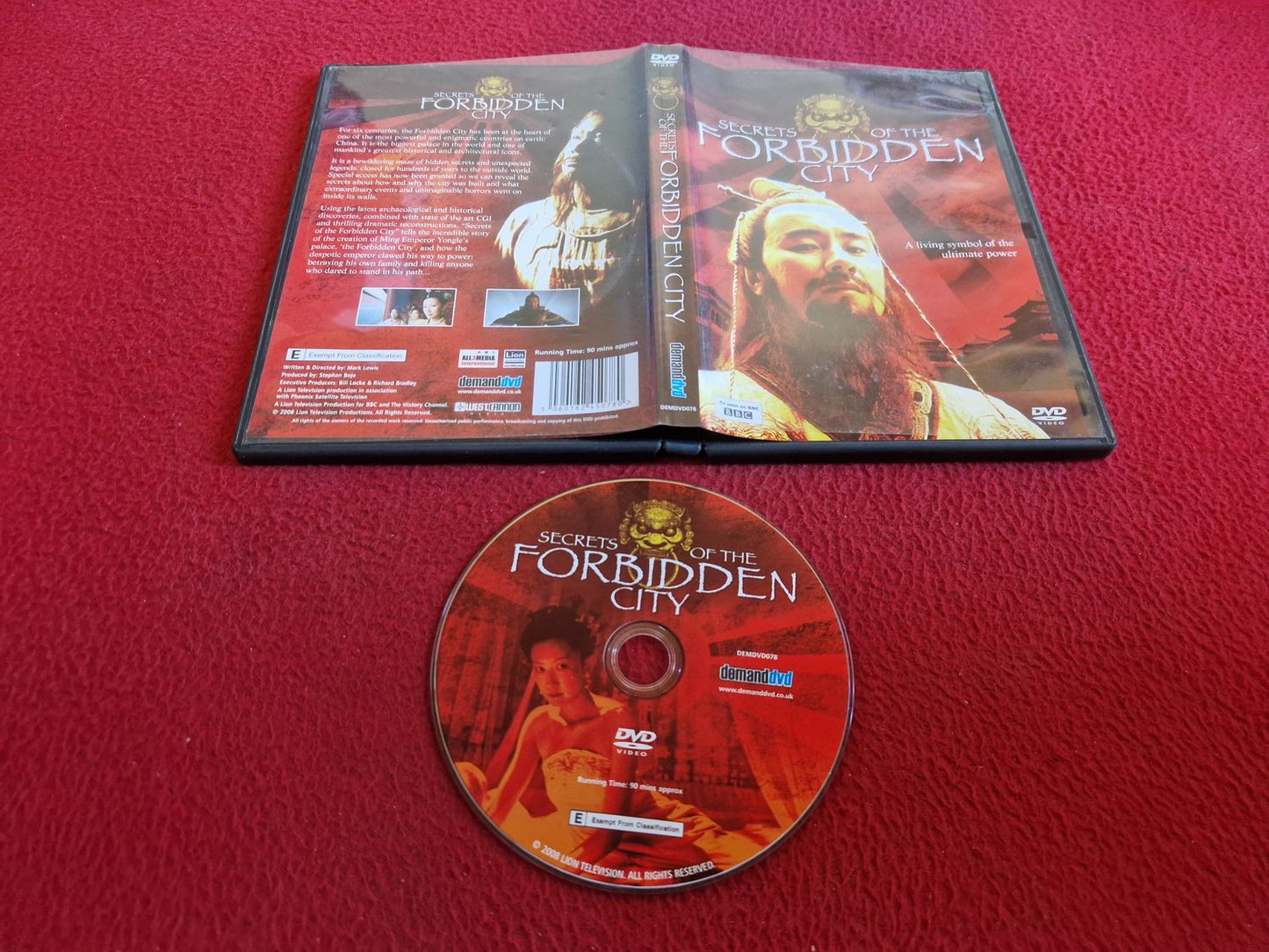 SECRETS OF THE FORBIDDEN CITY DVD