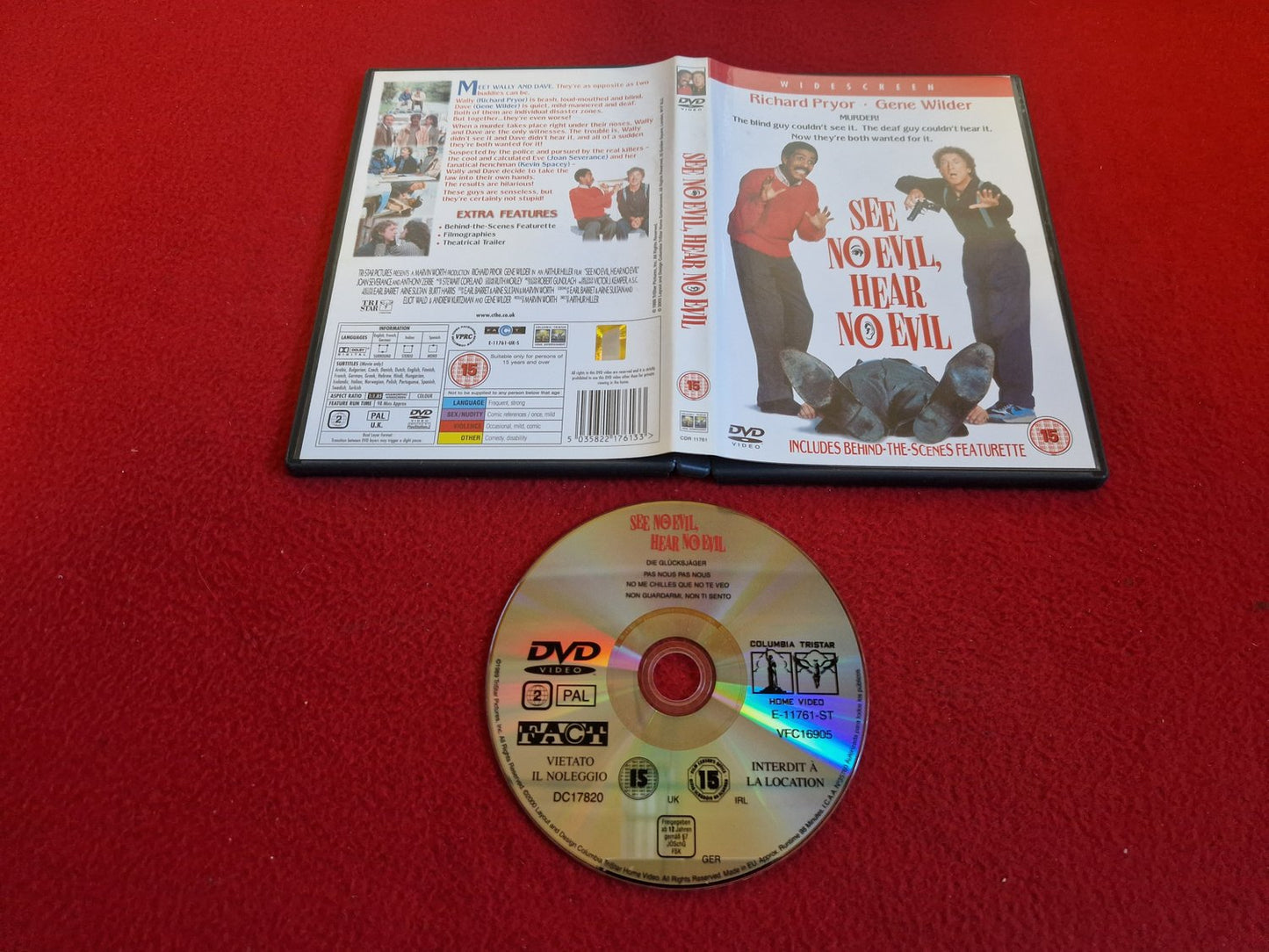 SEE NO EVIL HEAR NO EVIL DVD