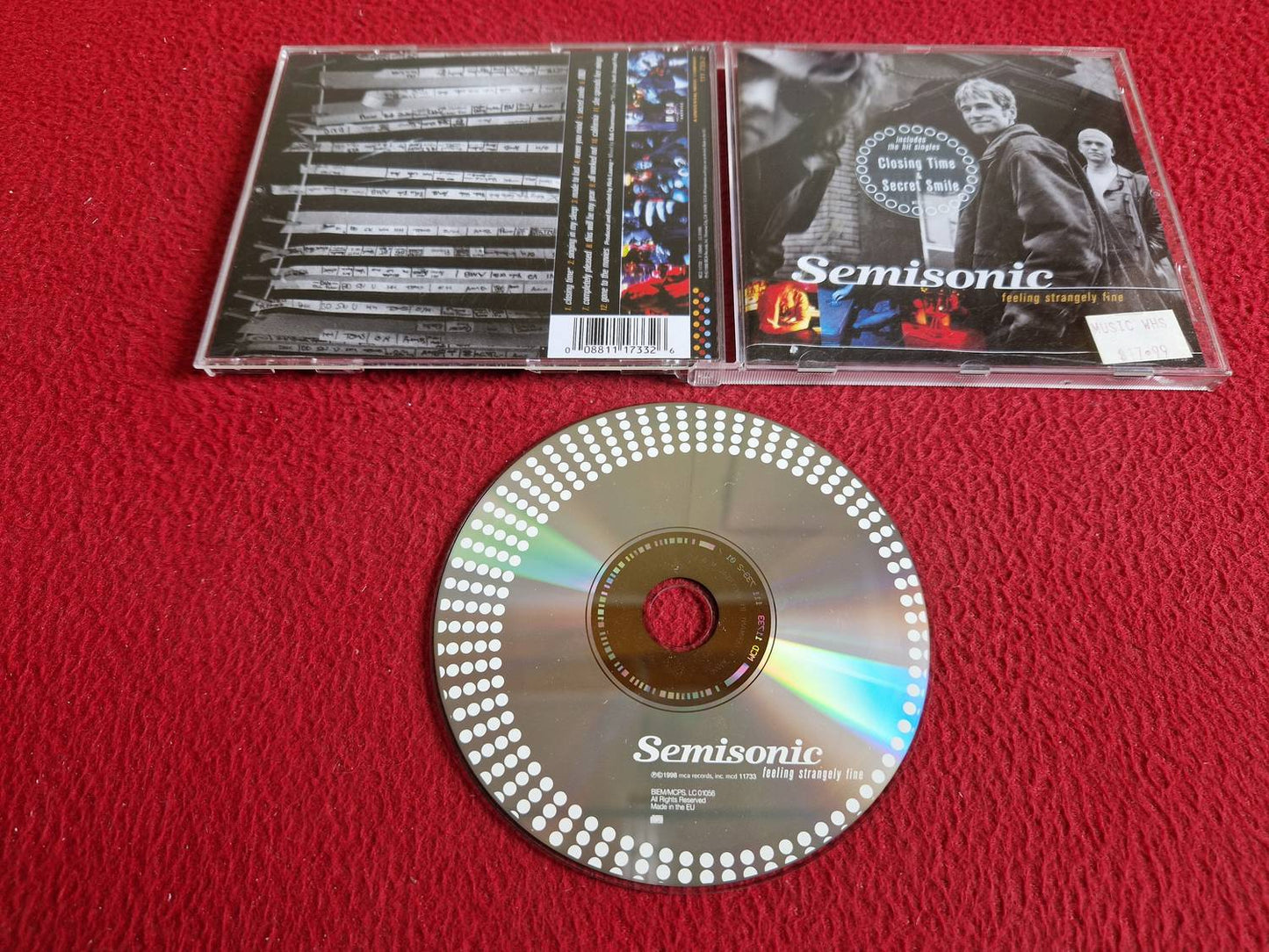 SEMISONIC FEELING STRANGELY FINE CD