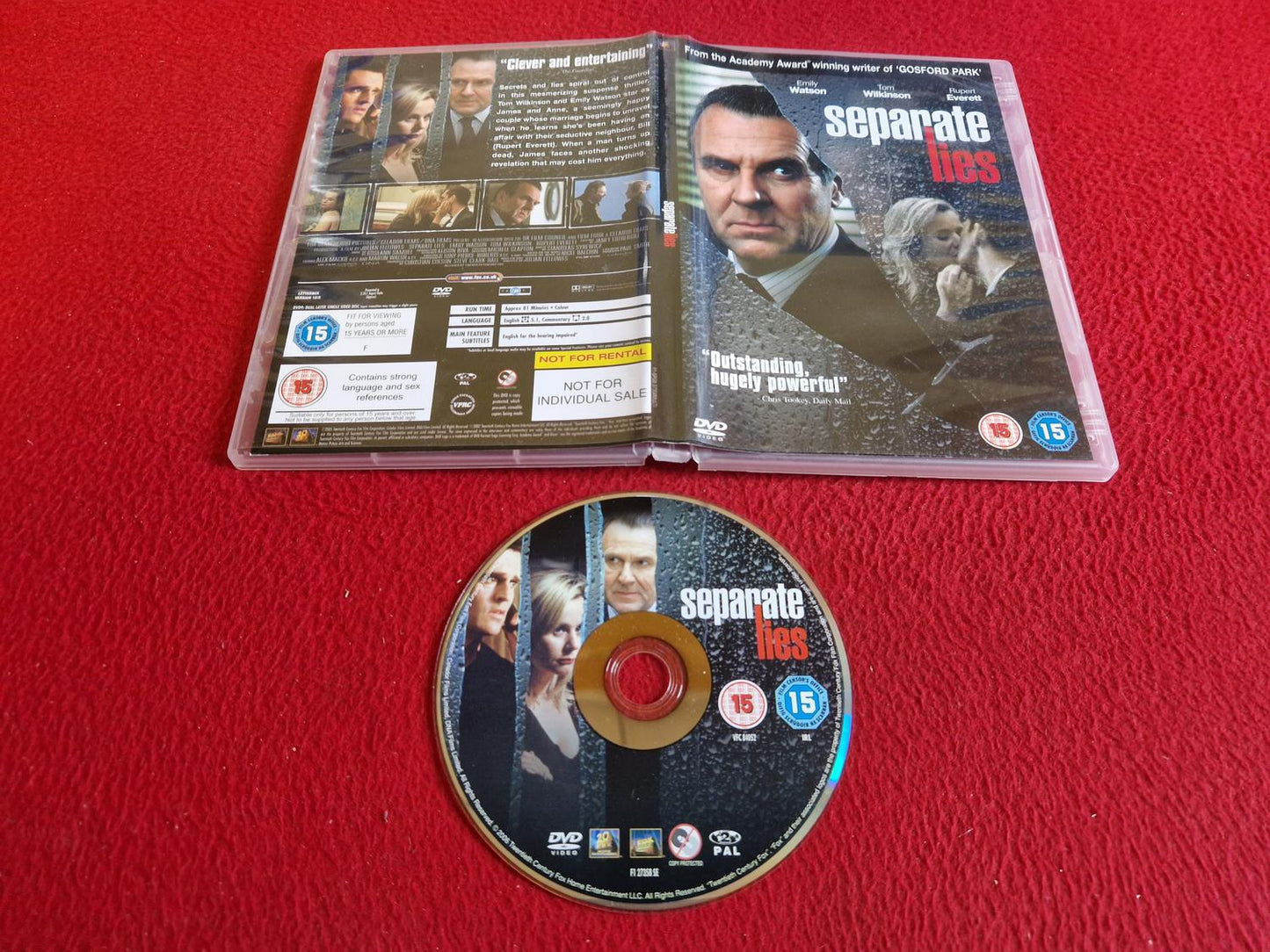 SEPARATE LIES DVD