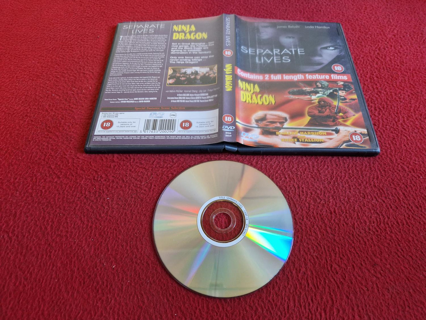 SEPARATE LIVES / NINJA DRAGON DVD