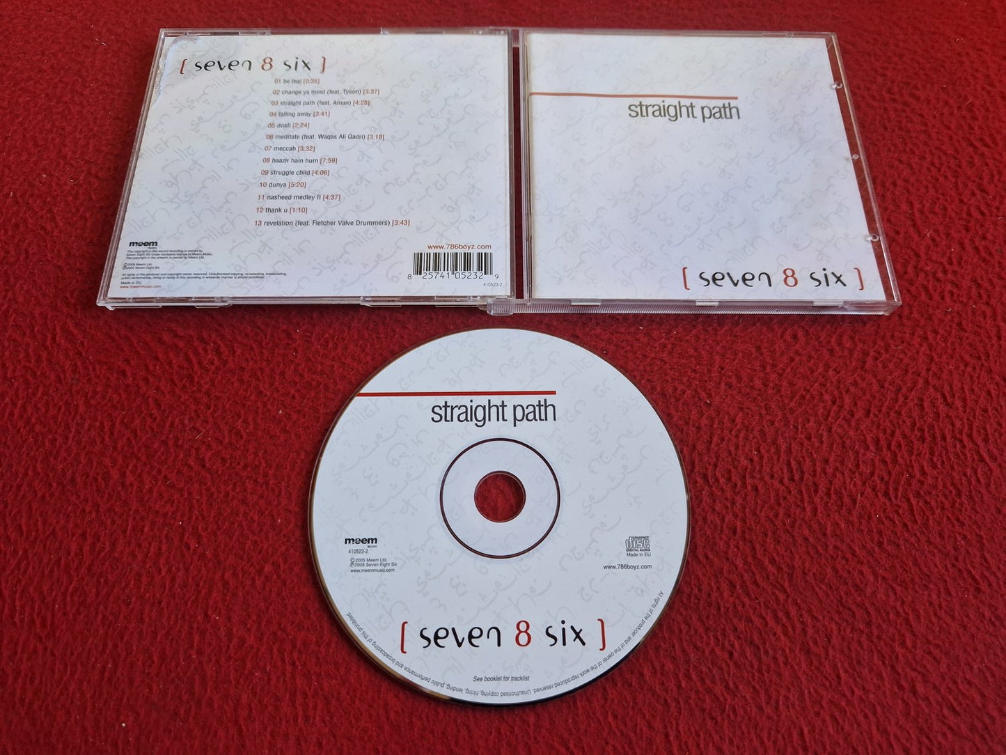 SEVEN 8 SIX STRAIGHT PATH CD