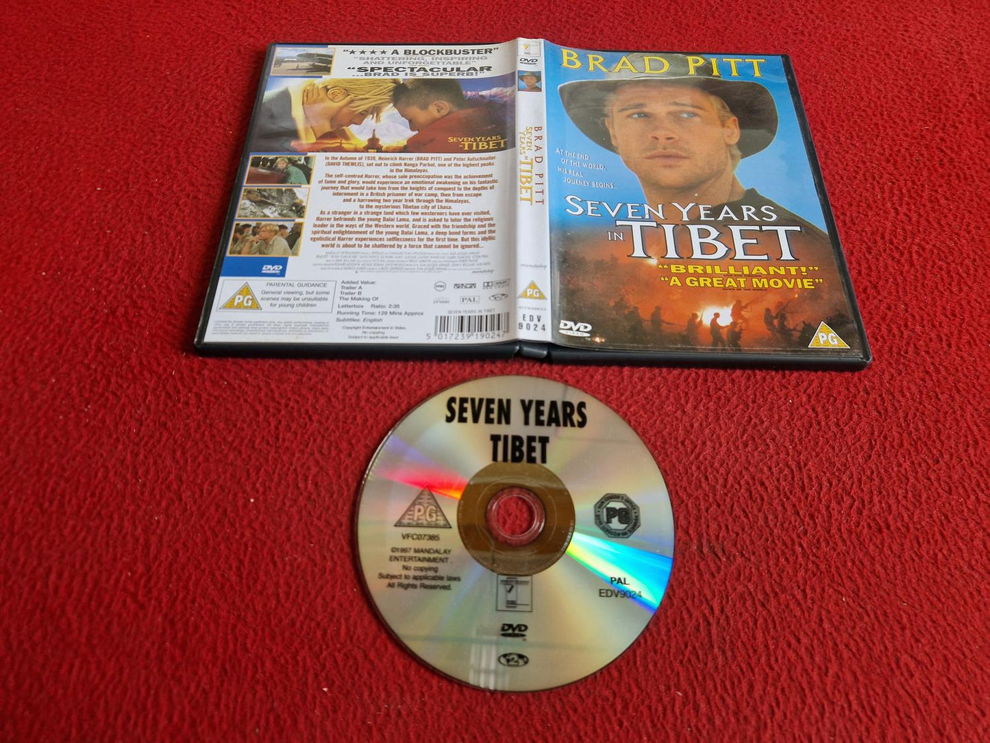 SEVEN YEARS IN TIBET DVD