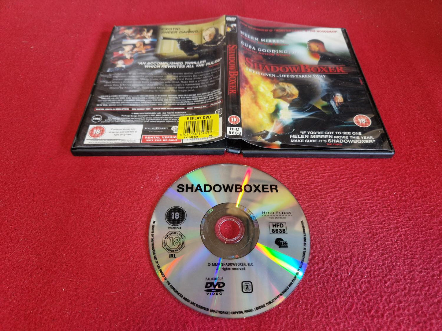 SHADOWBOXER till DVD