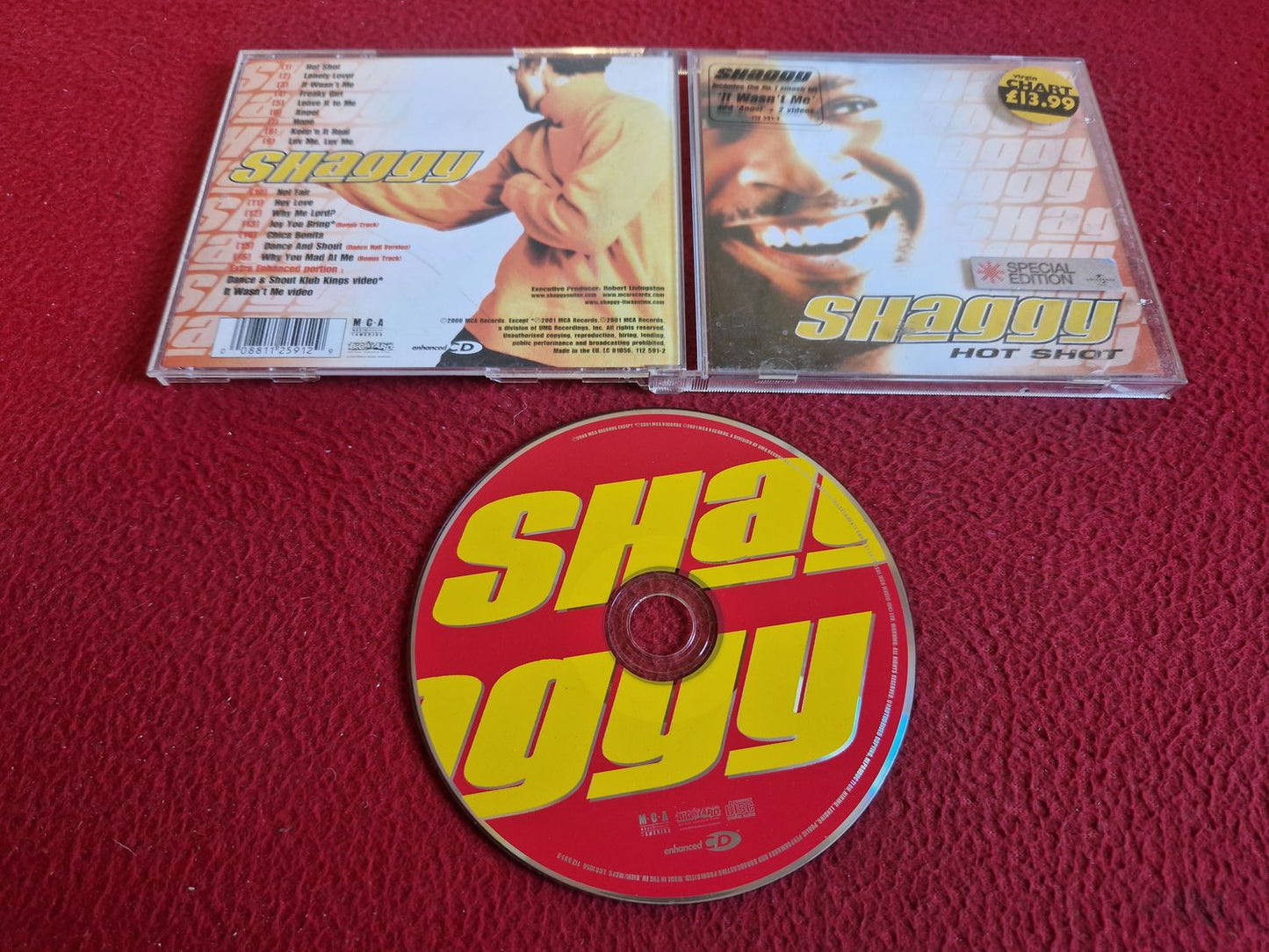 SHAGGY HOT SHOT CD